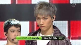 [Gods Seven GOT7] - Girls Girls Girls @ Popular Inkigayo 140126