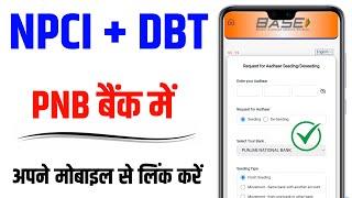 PNB Bank me npci link kaise kare | NPCI dbt link kaise kare pnb bank | NPCI link to bank account