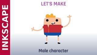 Inkscape Tutorial: How to draw a Male character