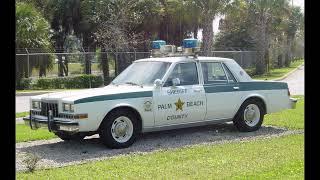 Palm Beach County Sheriff Cars Then and Now