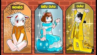 Mèo Simmy Thử Thách Xây Phòng Bí Mật Nghèo vs Giàu vs SIÊU GIÀU Trong Minecraft