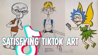 Satisfying Art On Tiktok - TIKTOK Painting/Drawing COMPILATION