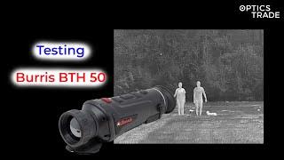 Burris BTH 50 Thermal Hand Held Sight Testing | Optics Trade See Through