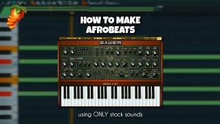 How to make Afrobeats using ONLY stock plugins and drums