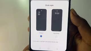 How to change clock style in realme phone | Always on display clock style