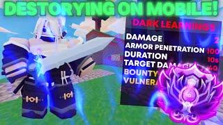 How I OBLITERATED RANKED LOBBIES ON MOBILE.. | Roblox BedWars