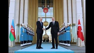 Azerbaycan Cumhurbaşkanı Aliyev Cumhurbaşkanlığı Külliyesinde