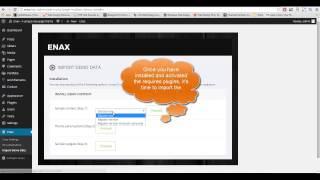 Enax theme setup guide