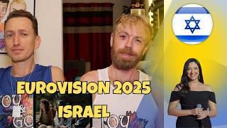 ISRAEL EUROVISION 2025 REACTION - Yuval Rafael - New Day Will Rise