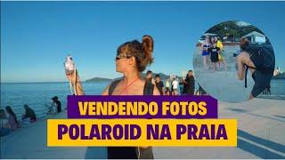 Vendendo Fotos Polaroid na Praia - Balneário Camboriú