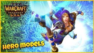 ALL Hero Models of Arthas, Jaina, Sylvanas, Thrall, Kel'Thuzad & Hellscream | Warcraft 3 Reforged