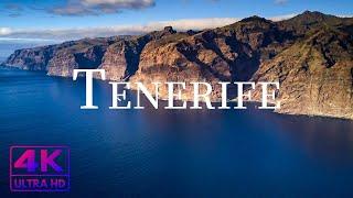 FLYING OVER TENERIFE ( 4K UHD ) • Stunning Footage, Scenic Relaxation Film with Calming Music
