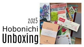 Hobonichi Unboxing 2025 - Purple Night Weeks, Covers, Pencil Boards.