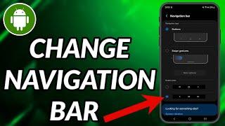 How To Change Navigation Bar On Android