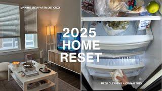 2025 HOME RESET (refreshing my apartment for the new year)