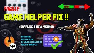 Finally !! All Bugs Fix Gamehelper Right side sensitivity fix  |  Gamehelper Not working Phoenix OS