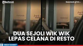 Viral Dua Sejoli Wik Wik di Resto Senopati, Pangku-pangkuan, Lepas Celana