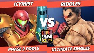 SSC Fall Fest  - IcyMist (Samus) Vs. Riddles (Kazuya) SSBU Ultimate Tournament