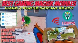 Best Gaming Magisk Module | Convert Any Phone Into Gaming Phone - Lag Fix | Stable 120FPS | Aim Fix