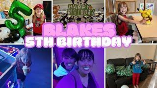 Blakes 5th Birthday Vlog - OPENING PRESENTS #birthdayvlog #openingpresents #arcadegames #5thbirthday