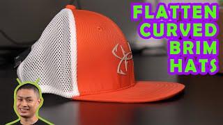 How to Flatten Curved Brim Hats and Caps | NAMDROID