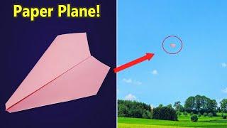 How to Make a Paper Plane That Flies Far - How to Fold Paper Airplanes