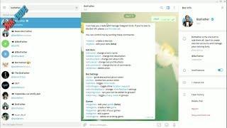 How to create telegram bot and get chat ID