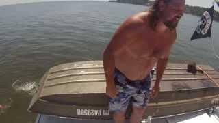 Jumping Off A Boat And Back On (Reverse Video)