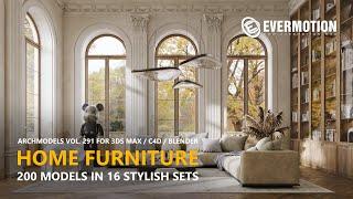 Archmodels vol. 291 - Contemporary Lounge furniture 3d models