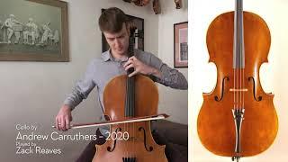 Andrew Carruthers 2020 cello / Zack Reaves / at the Metzler Violin Shop