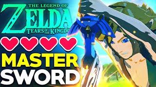 Get Master Sword With ONLY 4 Hearts In Tears Of The Kingdom