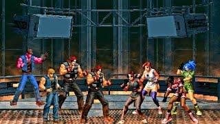 KOF Mugen Memorial 4vs4 | Ralf & Clark Team vs Leona & Yuri Team