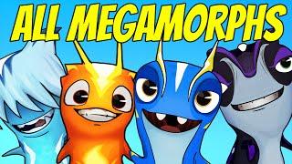 Slugterra Slug it Out ! #95 | ALL MEGAMORPHS - FLATULORHINKUS, INFURNUS, FROSTCRAWLER & TAZERLING