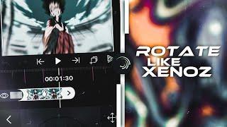 Rotate Like Xenoz on Alight motion  | ANDROID & iOS | TUTORIAL