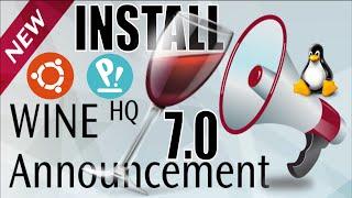 How To Download And Install Wine 7.0 On Ubuntu Linux Mint Pop OS Using Terminal- Latest Wine