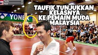 TAUFIK HIDAYAT'S BEST GAME. There is a spring on the wrist. TRICKSHOT. final match!