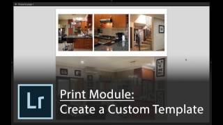 Lightroom cc 2015 Create a Custom Print Module Template