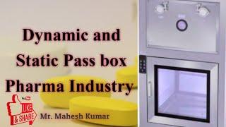 Dynamic and Static (Passive) Pass Box |  Clean Room | Pharmaceutical Industries | Mahesh  Kumar