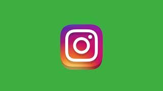 Free Animated Green Screen Instagram icon | no copyright | Chroma key   Free Green Screen Effects