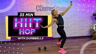 35 Min - To the Beat HIIT - HOP Workout with Dumbbells - OLD SCHOOL HIP HOP