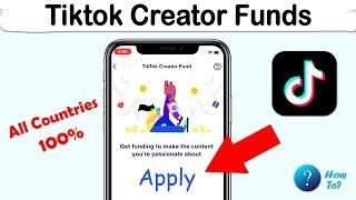 Fix TikTok creator fund not showing up - All Countries 100% working