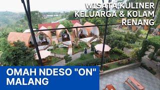 Cafe Omah Ndeso Malang - Jawa Timur -Wisata Kuliner dan Kolam Renang