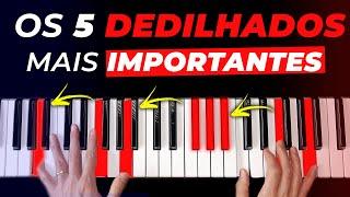 Os 5 Dedilhados Mais Importantes para Iniciantes no Teclado (é viciante tocá-los)