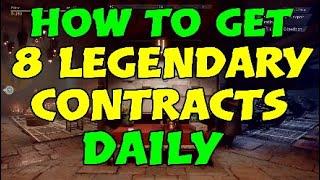 How To Get 12 Legendary Contracts DAILY!! - Anthem
