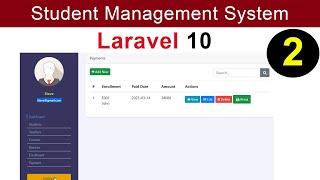 Student Management Project using Laravel 10 Part 2