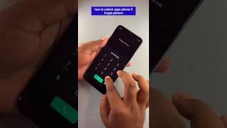 how to unlock oppo phone if forgot pattern #ytshorts #shorts