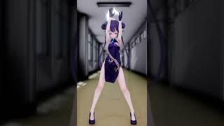 【MMD】ビビデバ BIBBIDIBA!!! dance cover by Blue Archive Ryuuge Kisaki 竜華キサキ #mmd #shorts