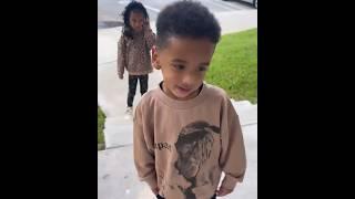 Safaree & Erica Mena's Son Legend Is Too Fly On His Way To School With Sister Safire!