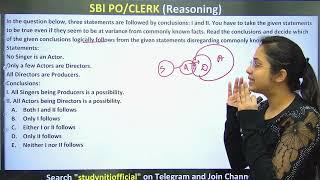 BEST 25 SYLLOGISM FOR SBI PO & SBI CLERK 2024-25 | Smriti Sethi