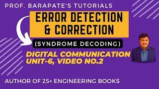 ERROR DETECTION AND CORRECTION (SYNDROME DECODING)